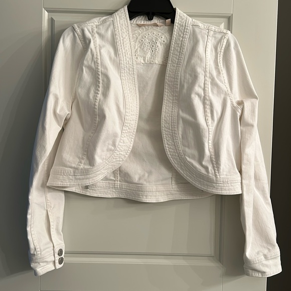 Soft Surroundings Jackets & Blazers - Soft Surroundings denim cropped jacket